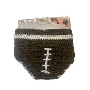 0-6 Months So'Dorable New Baby Hand Crocheted Football Diaper Cover